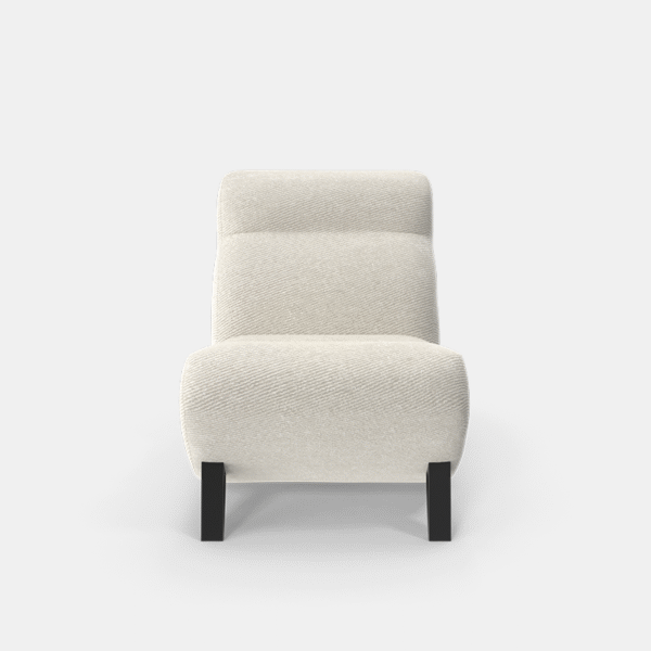 plush white chair